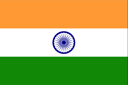 Drapeau de l'Inde - DR : Wikipedia