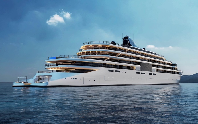 À partir du 21 novembre 2027, le yacht de 180 mètres prendra ses quartiers à Saint John's, à Antigua-et-Barbuda @SINOT