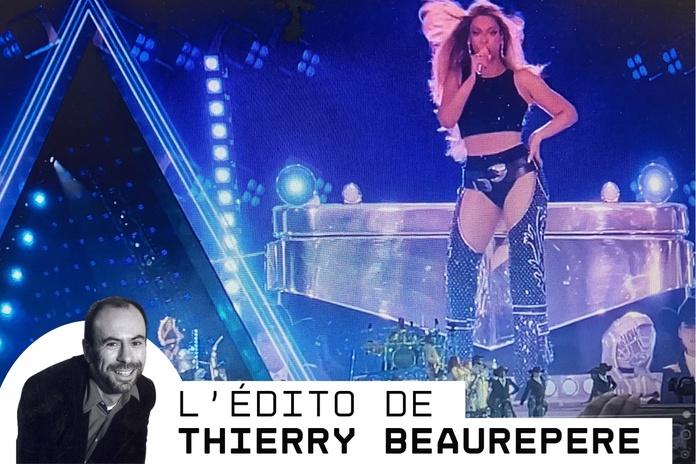 Beyoncé lors de son passage au Stade de France, en 2025. Photo: TB Beyoncé lors de son passage au Stade de France, en 2025. Photo: TB