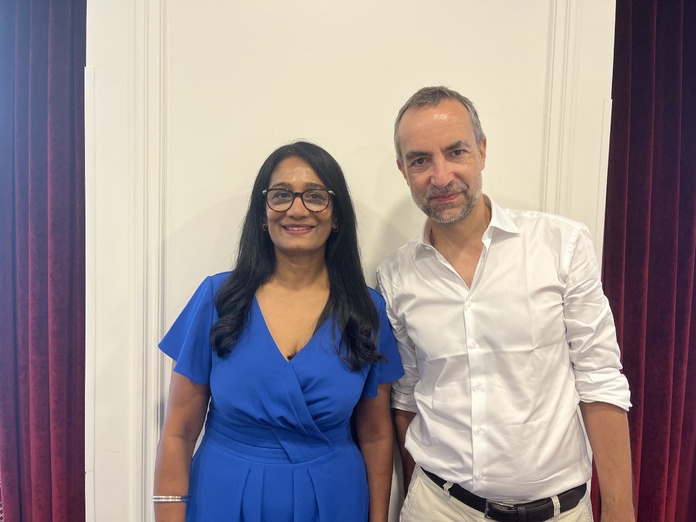 Devi Pentamah et Rodolphe Lenoir. Photo : Paula Boyer Devi Pentamah et Rodolphe Lenoir. Photo : Paula Boyer