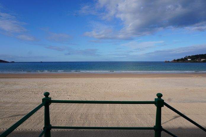 Au matin, la plage pour vous tout seul. Photo : C.Hardin Au matin, la plage pour vous tout seul. Photo : C.Hardin