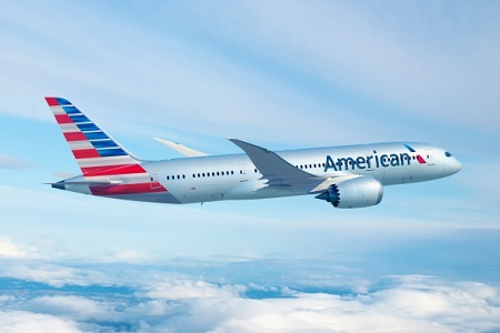 American Airlines vole entre Los Angeles et Auckland