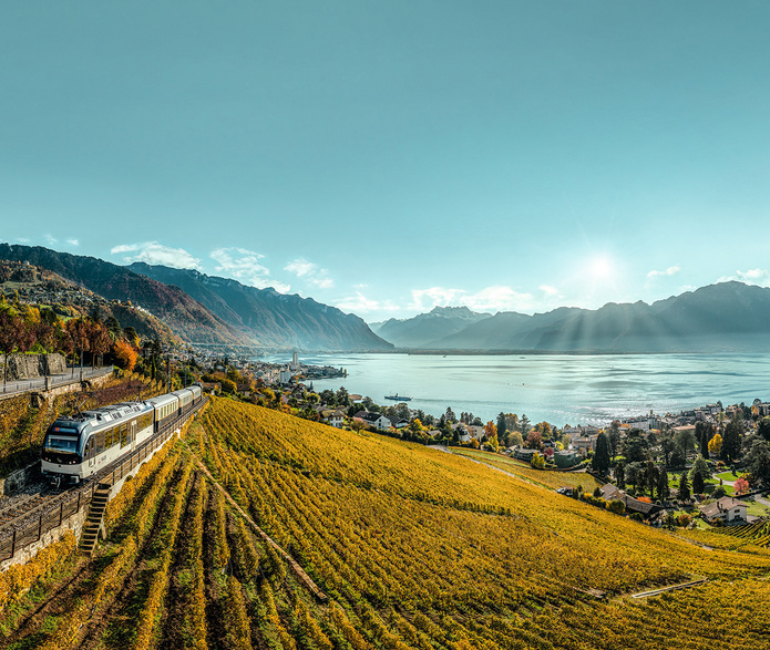 Un trajet panoramique à travers le Lavaux © Swiss Travel Systems AG / Tobias Ryser Un trajet panoramique à travers le Lavaux © Swiss Travel Systems AG / Tobias Ryser