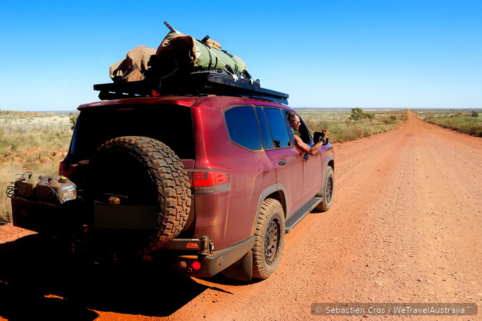 Dès le 24 juillet prochain, suivez une expédition à travers l’Outback australien, avec Sébastien Cros et sa nièce Marion, en live sur TourMaG - Photo : Sébastien Cros - WeTravelAustralia™