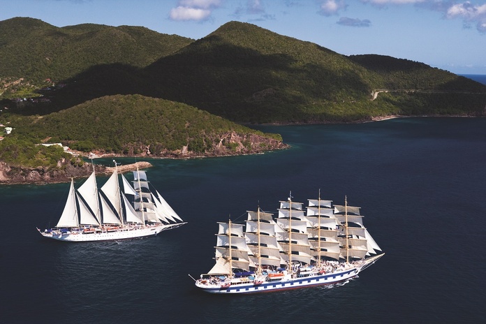 Entre novembre 2026 et mars 2027, la majeure partie des croisières de Star Clippers se déroulera dans les Caraïbes @Star Clippers