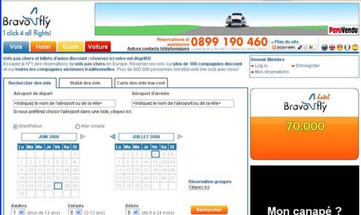 Bravofly.fr passe la vitesse supérieure sur le marché français