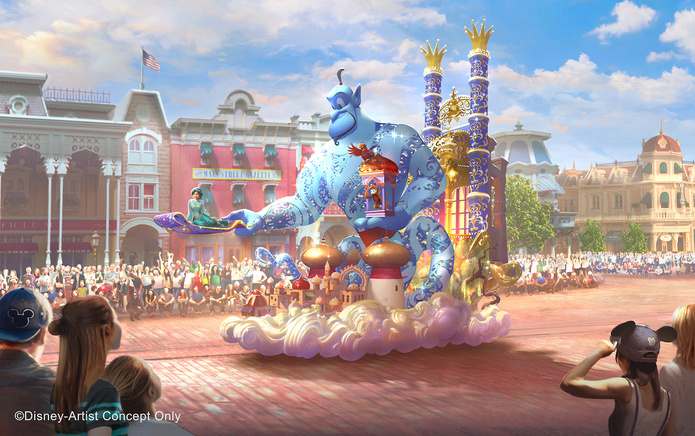 Près de 225 croquis consacrés aux costumes, perruques et maquillages ont été dévoilés - Illustration : Disney-Artist Concept Only
