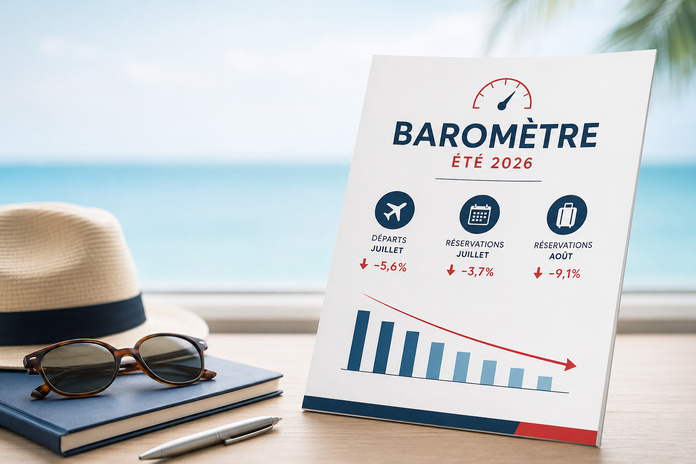 Baromètre EDV - Orchestra : Le dernier Observatoire EdV – Orchestra confirme une saison estivale 2026 encore inférieure à celle de 2025, mais avec des évolutions contrastées - Photo Chat GPT
