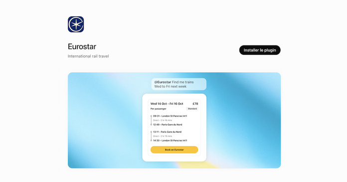 Eurostar lance son application officielle dans ChatGPT - DepositPhotos.com, jonkempner