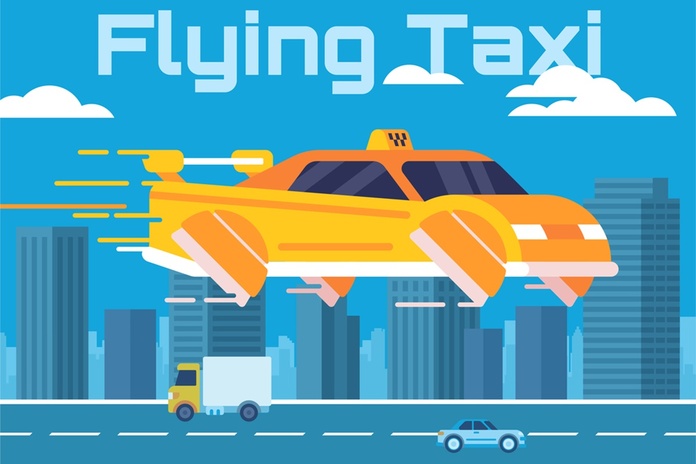 Les Américains feront-ils mieux que les Français ? Parviendront-ils à transporter les visiteurs en taxis volants pendant les JO de 2028 ? @depositphotos/rikitikitao@gmail.com