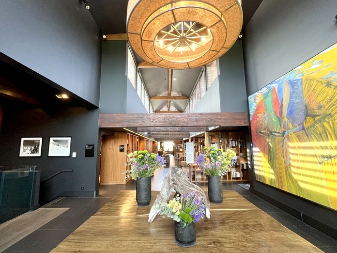 Le lobby du Jiva Hill - Photo : PB