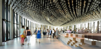 Avec 40 000 visiteurs en un ois, le lancement de la Cité du Vin à Bordeaux est un succès - Photo : Anaka/La Cité du Vin