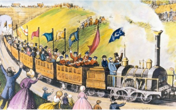 Image se rapportant au premier voyage organisé par Thomas Cook en train - Image Thomas Cook Group