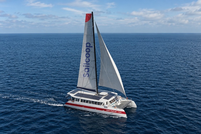 Le ferry à voiles - nom de code Corsica Favorite - devrait rentrer en service à l'été 2028 - Photo : Sailcoop