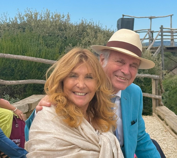 Christine Crispin et Franz-Olivier Giesbert - Photo EDV Med