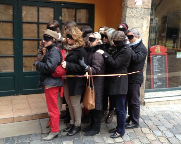 Sur environ deux journées, une douzaine de participants vivent différentes expériences sensorielles - DR : TAMS Consultants Sur environ deux journées, une douzaine de participants vivent différentes expériences sensorielles - DR : TAMS Consultants