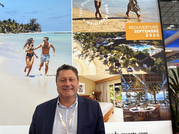 Thierry Montocchio sur le stand de ER Hospitality à l'IFTM - Photo : PB