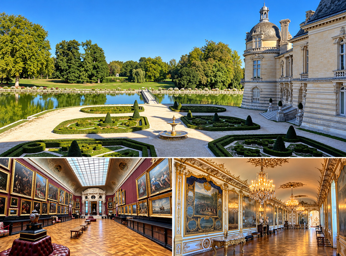 Le château de Chantilly, locomotive du tourisme local - Photos : PB, composition générée par IA