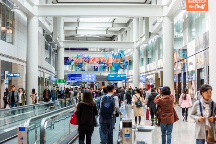 L’aéroport sud-coréen d’Incheon a enregistré 38,39 millions de passagers internationaux au premier semestre, devançant Heathrow et Changi.@depositphotos/VictorJiang