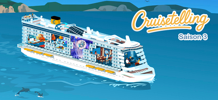 Cruisetelling Saison 3 – début le 29 septembre 2026 © Costa Croisières