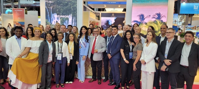 La Réunion a mobilisé, lors de l'IFTM, une délégation de 32 acteurs touristiques réunionnais réunis sous une varangue créole de 200 m² - Photo : AB