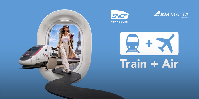 KM Malta Airlines et SNCF Voyageurs signent un accord Train + Air - @SNCF