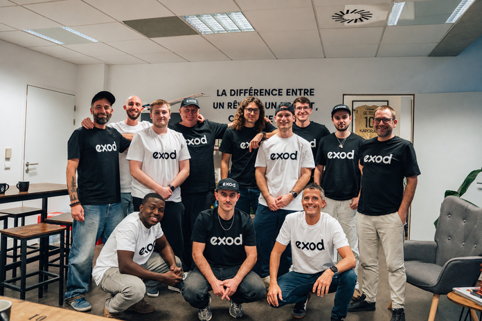 Développée par GC Tech, la maison mère de Génération Voyage, Exod s’appuie sur une mécanique de jeu pour embarquer ses utilisateurs. En bas à droite, Sylvain Morel, COO d’Exod. @exod