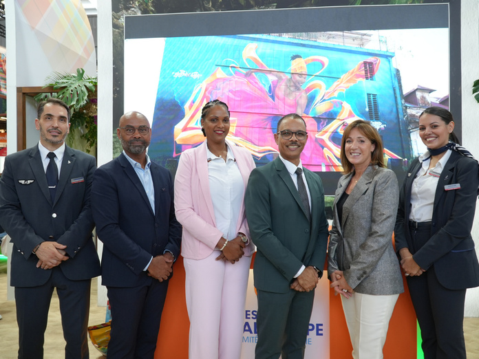 Le stand des Îles de Guadeloupe à l'IFTM 2026. Photo : Îles de Guadeloupe Le stand des Îles de Guadeloupe à l'IFTM 2026. Photo : Îles de Guadeloupe
