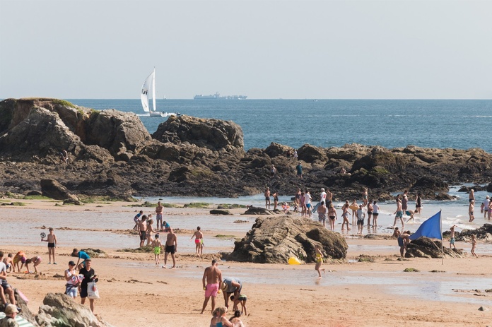La plage de la Govelle en Loire-Atlantique. © Jérémy Jehanin La plage de la Govelle en Loire-Atlantique. © Jérémy Jehanin