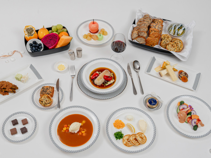Une sélection des nouveaux plats servis en Suites et First Class à bord de Singapore Airlines - Photo : Singapore Airlines
