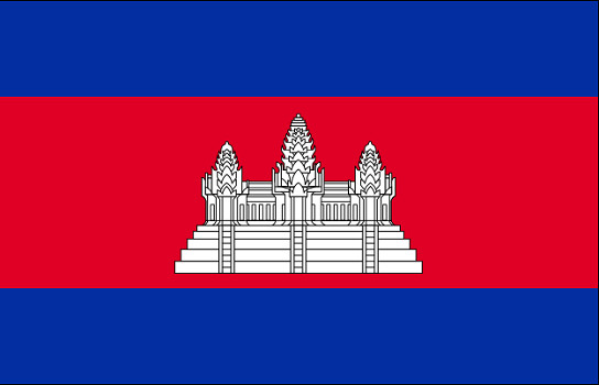 Drapeau du Cambodge - DR : Wikipedia