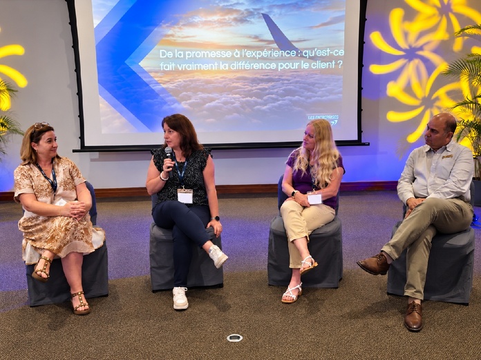 Une table ronde sur les nouveaux comportements clients a été organisée dans le cadre de la convention des EDV Grand Est à l'Ile Maurice - Photo : CE