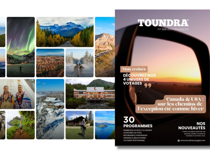 Toundra Voyages présente son catalogue 2027, consacré aux voyages sur-mesure au Canada et aux États-Unis - Photo : Toundra Voyages