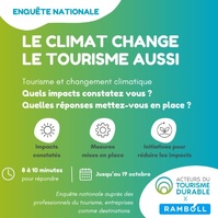 Une enquête oragnisée par les Acteurs du Tourisme Durable (ATD) - DR Une enquête oragnisée par les Acteurs du Tourisme Durable (ATD) - DR