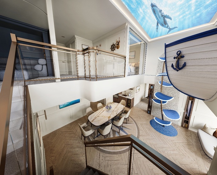 MSC Croisières dévoile une suite hors normes avec cinéma privé et porte secrète - Photo MSC