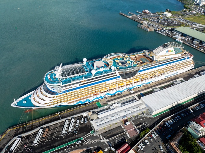 Les Allemands représentent 28,1 % des croisiéristes interrogés par le CTIG. Toutes nationalités confondues, 80 % des répondants souhaitent revenir en Guadeloupe. © Grand Port Maritime de Guadeloupe