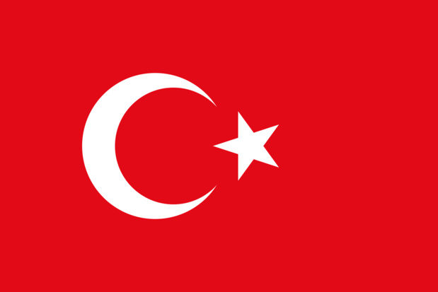 Drapeau de la Turquie - DR Drapeau de la Turquie - DR