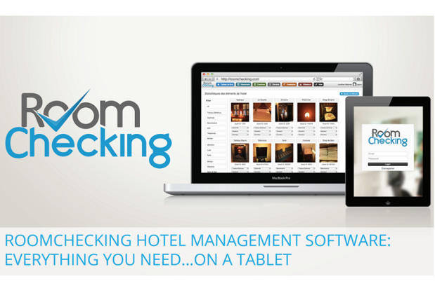 Roomchecking rend disponible toutes les informations au bon moment et à la bonne personne par ses applications mobiles dédiées et connectées au PMS en temps réel - DR : Roomchecking Roomchecking rend disponible toutes les informations au bon moment et à la bonne personne par ses applications mobiles dédiées et connectées au PMS en temps réel - DR : Roomchecking