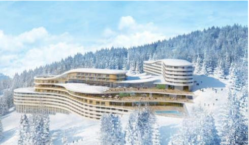 Le village Club Med des Arcs sera ouvert l'hiver mais aussi l'été - Photo : Club Med