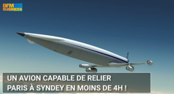 Équipe de ce moteur, les avions pourraient relier Paris et Sydney en moins de 4 heures - DR : BFM Business Équipe de ce moteur, les avions pourraient relier Paris et Sydney en moins de 4 heures - DR : BFM Business