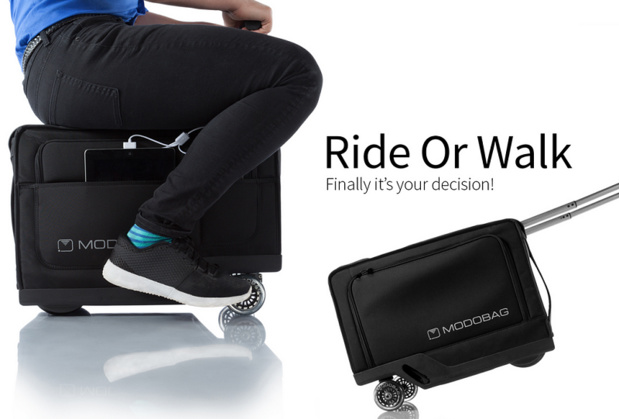 Modobag : la valise... motorisée ! (Vidéo) Modobag : la valise... motorisée ! (Vidéo)