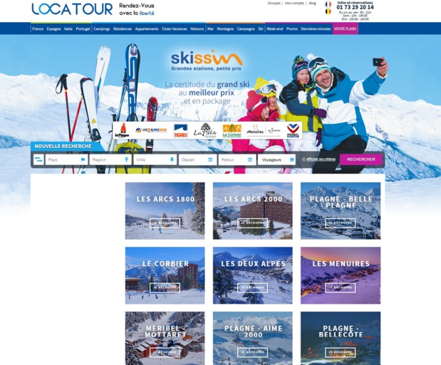  Locatour : ouverture des ventes Hiver 2016/2017