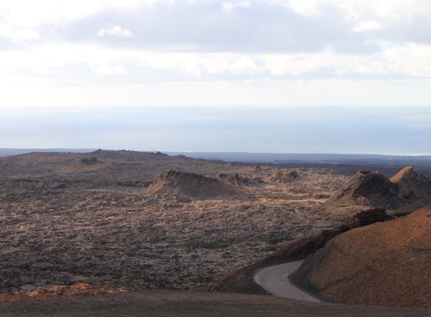 Lanzarote est un désert de sable volcanique. C’est la particularité de l'île - DR : A.B. Lanzarote est un désert de sable volcanique. C’est la particularité de l'île - DR : A.B.
