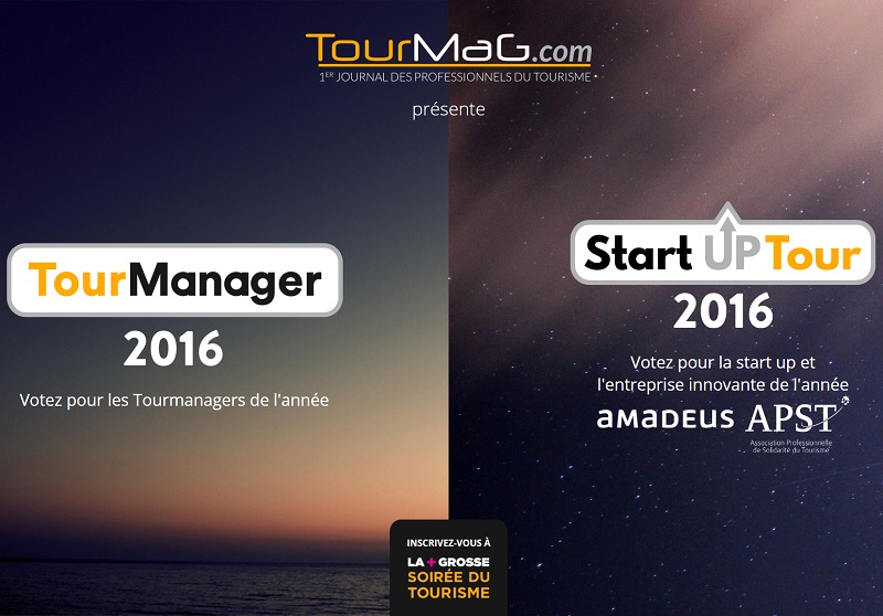 Les votes sont ouverts sur les deux sites dédiés aux votes pour élire les TourManagers et les lauréats du Start Up Tour 2016 - Capture d'écran