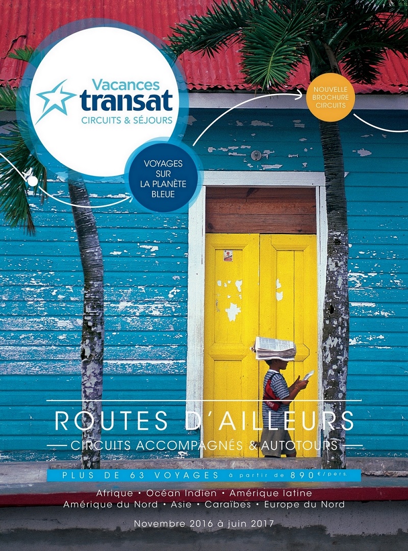 Les circuits et autotours sont dans la brochure "Routes d'ailleurs" - DR : Transat France