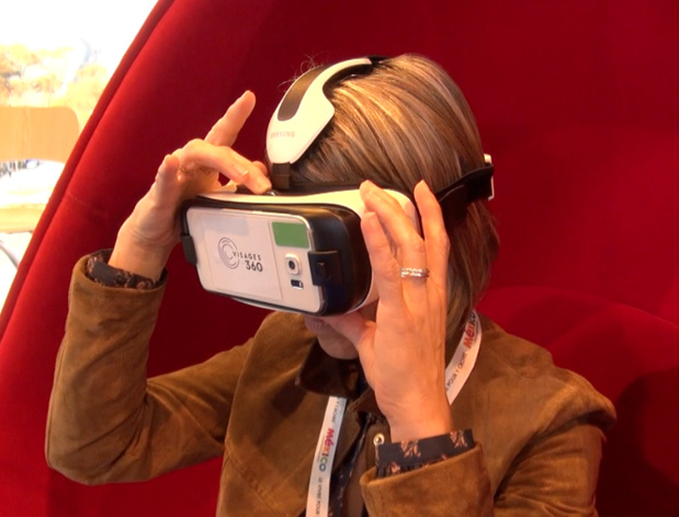 Les casques de réalité virtuelle font doucement leur entrée dans les agences de voyages - DR : A.B.