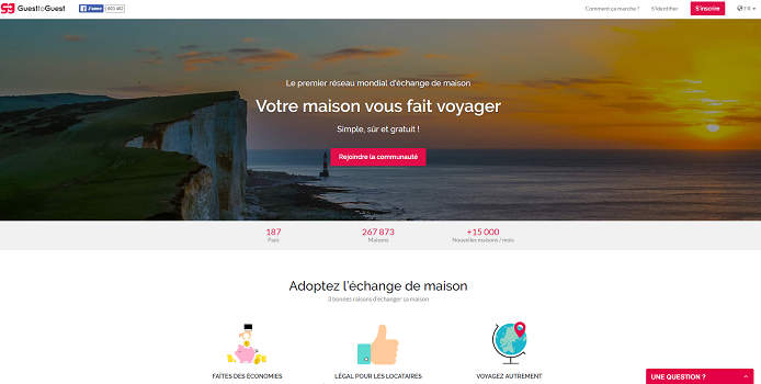 Capture d'écran de GuesttoGuest