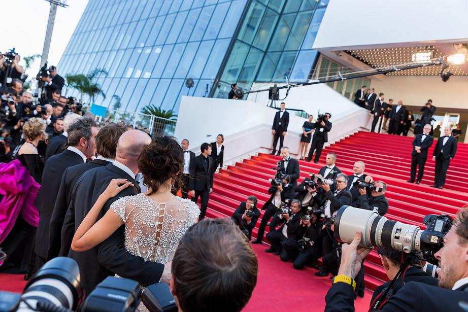 Le Festival de Cannes et son célèbre tapis rouge. Photo Hervé Fabre.