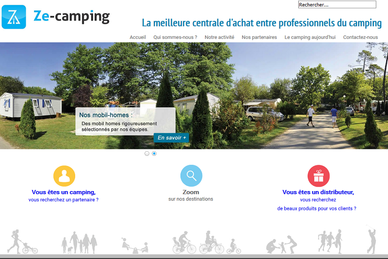 La centrale d'achat Ze-Camping souhaite étendre ses partenariats B2B - Capture écran