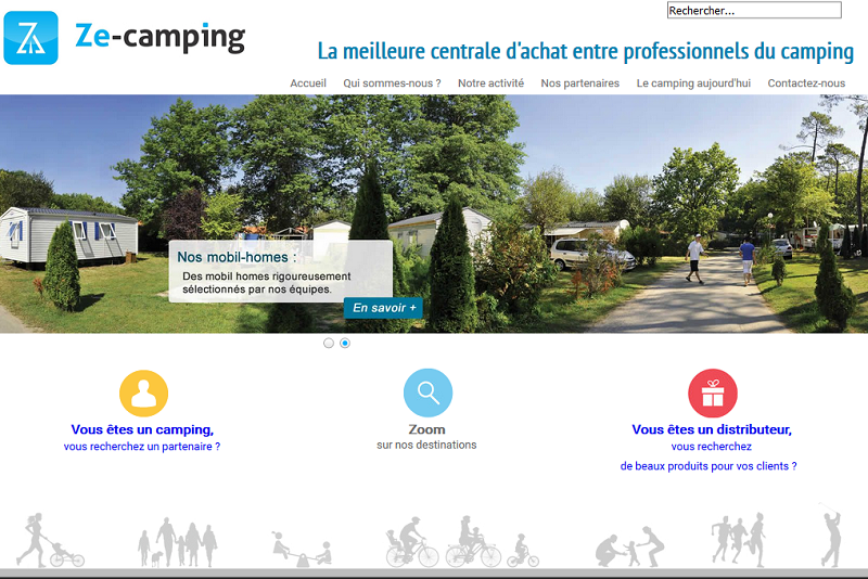 La centrale d'achat Ze-Camping souhaite étendre ses partenariats B2B - Capture écran La centrale d'achat Ze-Camping souhaite étendre ses partenariats B2B - Capture écran